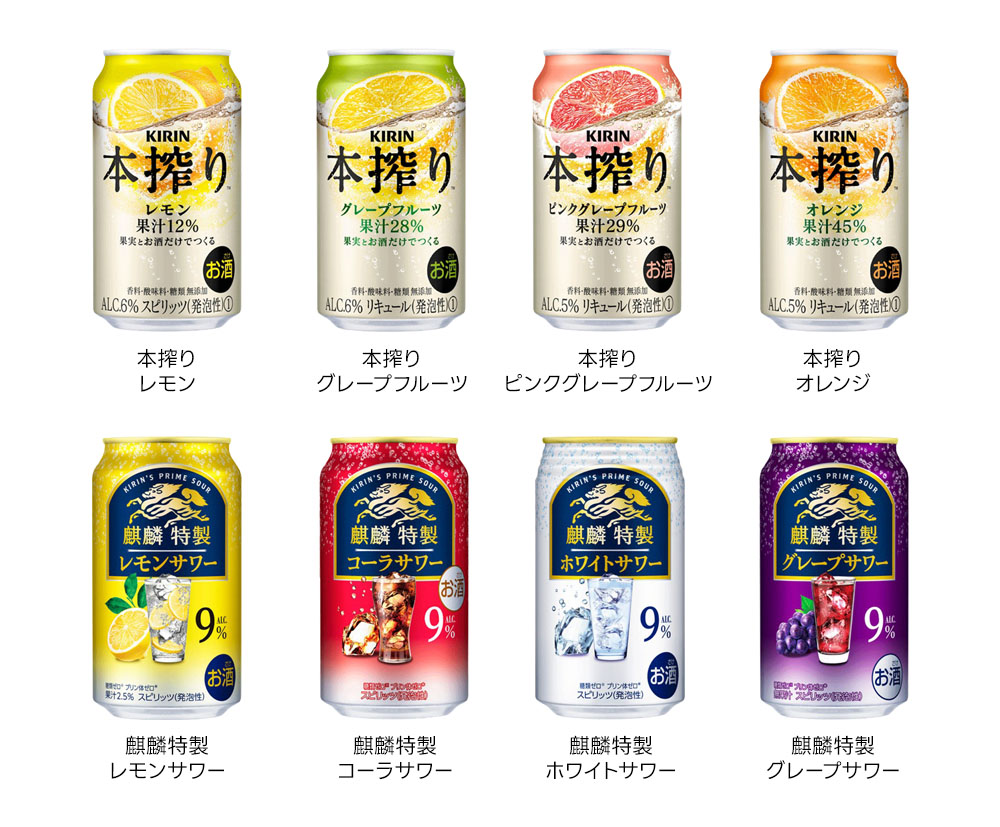 あすつく 送料無料 選べる 350ml×3ケース/72本 本搾り 氷結 -196