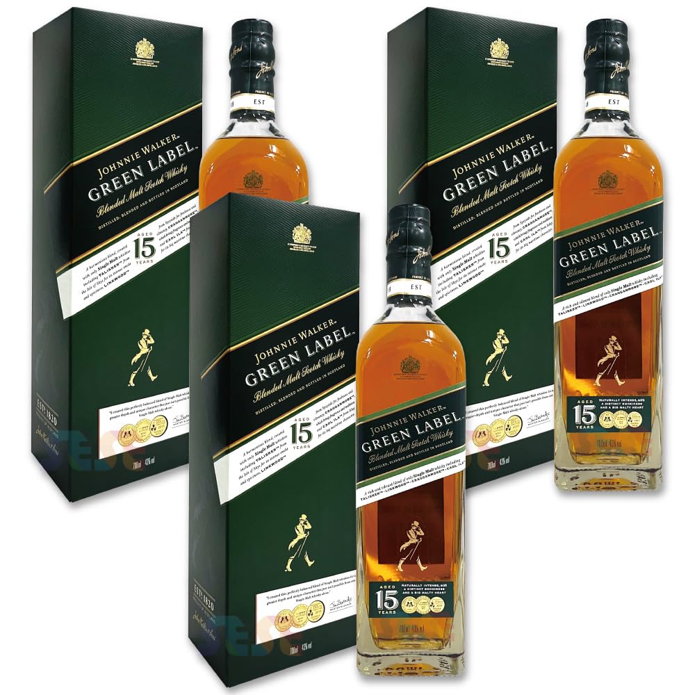 ジョニーウォーカー（JOHNNIE WALKER） 正規品 グリーンラベル 15年