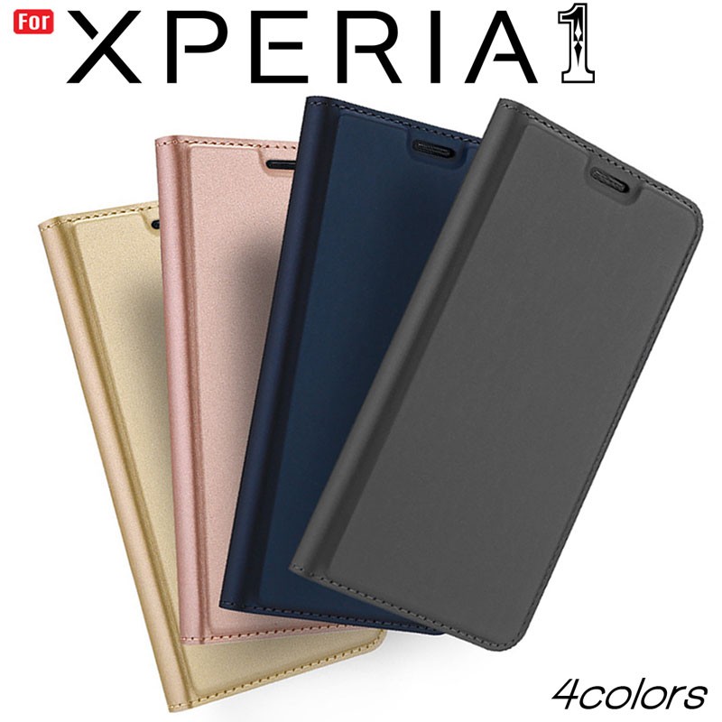 Xperia 1 ケース 手帳型 Xperia 1 カバー 薄型 軽量 カード収納