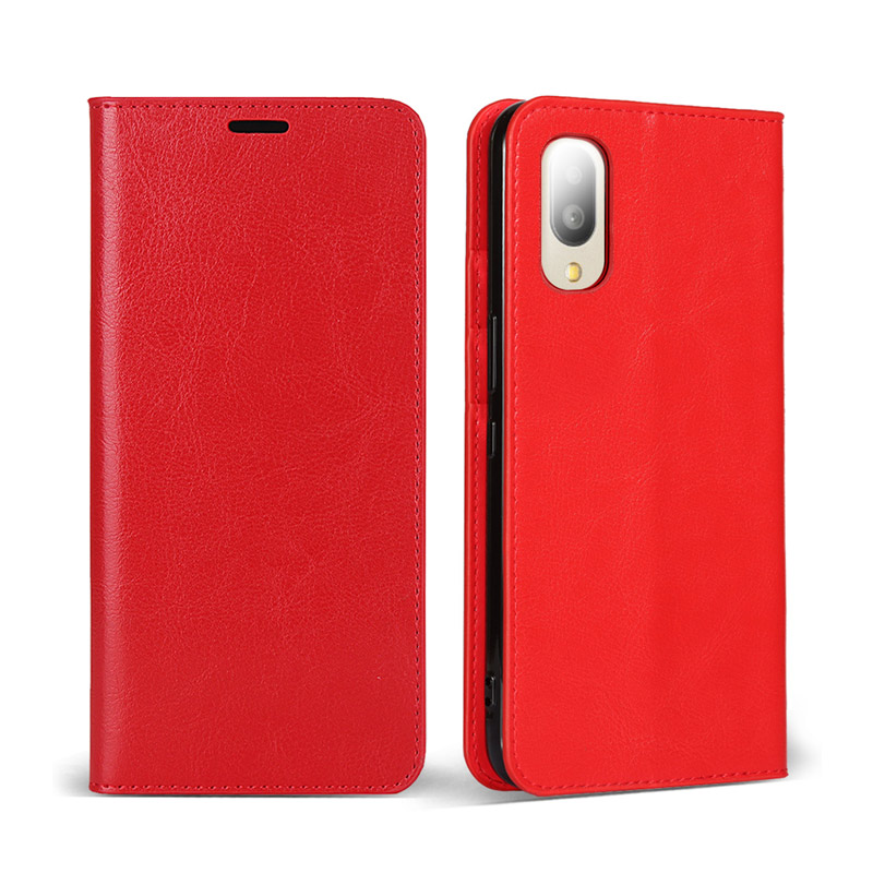 スマートフォン　BASIO active レッド　手帳型ケース付き　UQ版 スマートフォン BASIO active レッド 手帳型ケース付き UQ版