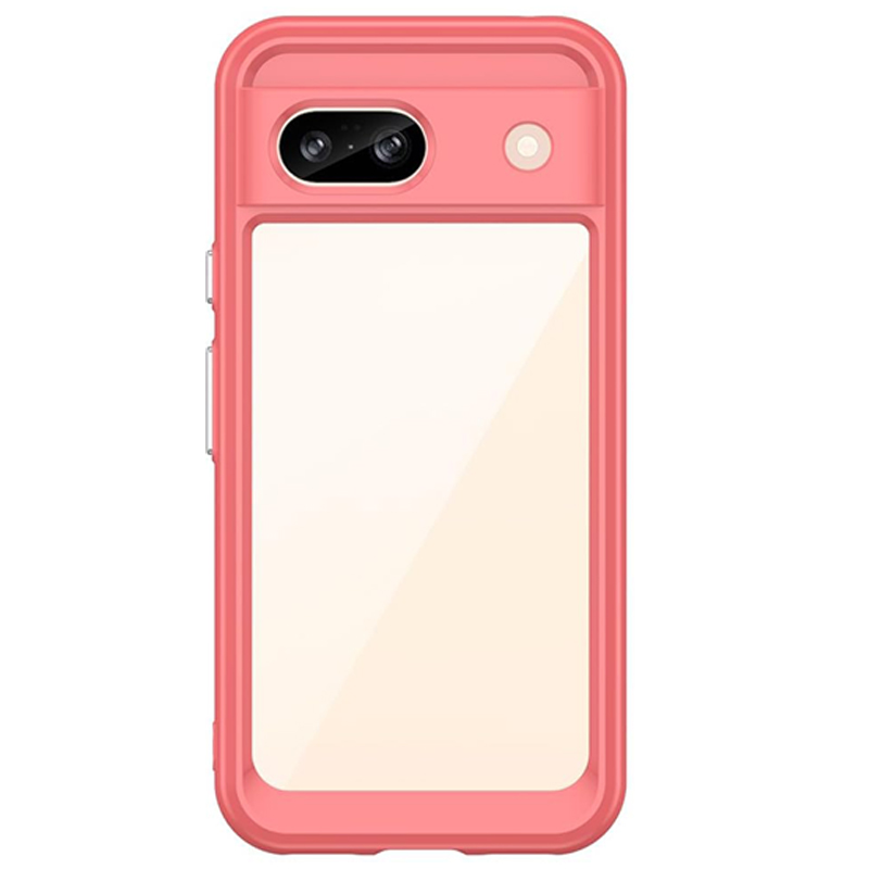 Google Pixel 8a ケース Google Pixel 8a バンパーケース PC背面 TPUバンパー 着脱簡単 耐衝撃 ストラップ穴付き 爆買 | Google Pixel | 01