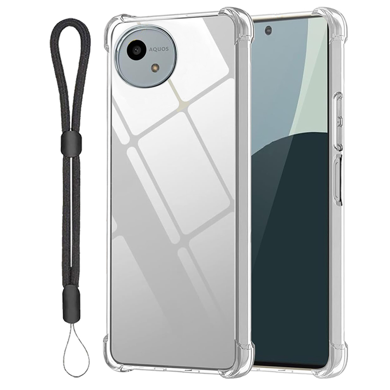 AQUOS wish wish4 ケース クリア カバー 背面 手触りの良いTPU AQUOS wish wish4 ケース クリア カバー 背面 手触りの良いTPU