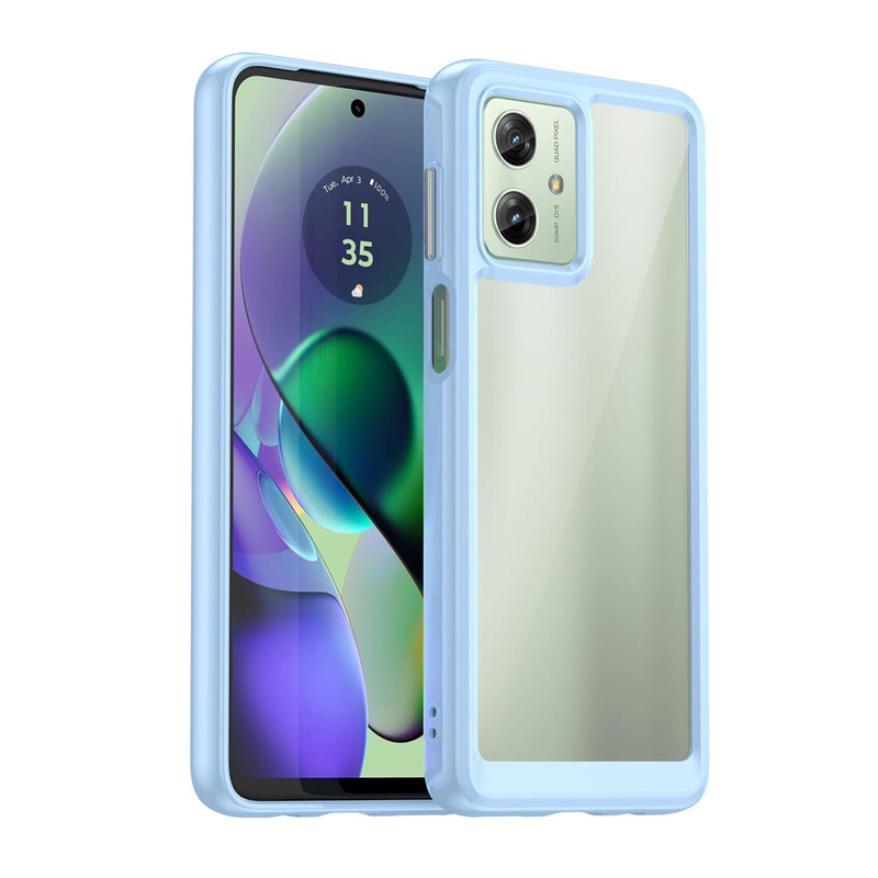 moto g64 5G / moto g64y 5G ケース TPU+PC素材 PC背面 耐衝撃 T...