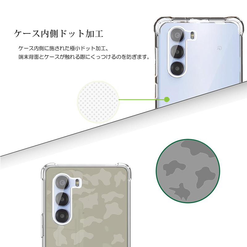 nubia nubia S 5G ケース クリア nubia S 5G カバー 背面 手触りの良い