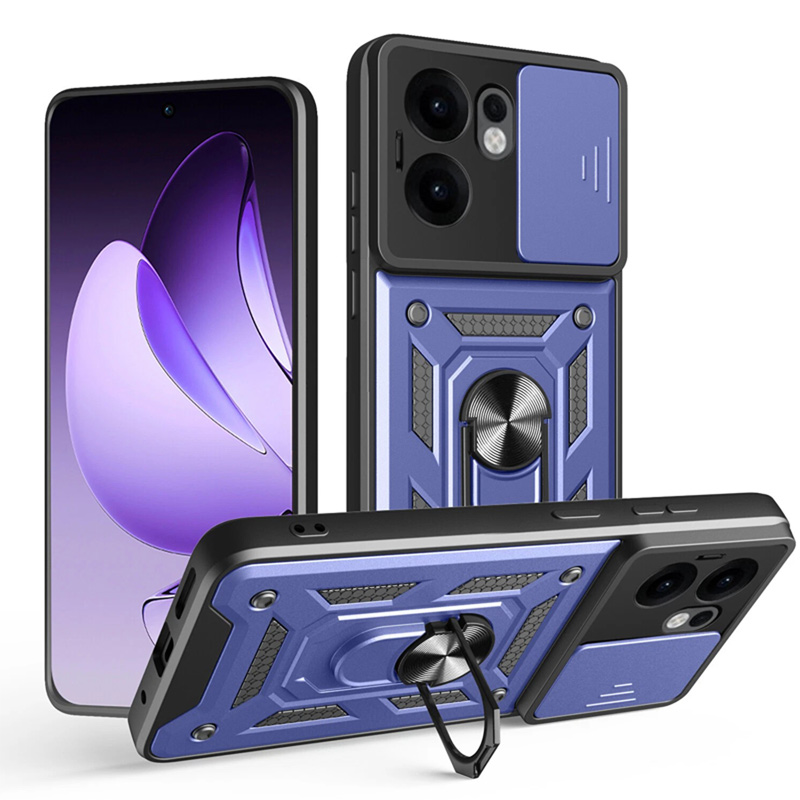 Reno OPPO Reno13 A ケース PC+TPU 2層構造 ハイブリッドによる耐衝撃