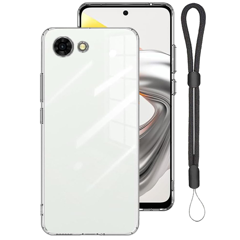 nubia nubia S2e A507ZT/nubia S2R 共用 ケース クリア TPU素材 耐摩擦