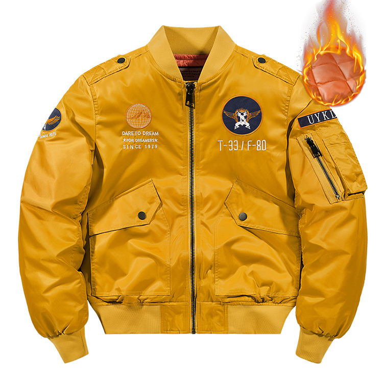 ミリタリージャケット メンズ フライトジャケット ma-1 ma1 綿入り