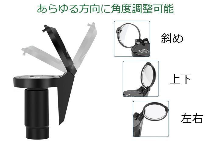 バックミラー ハンドルバーミラー ワイドミラー サイドミラー 自転車ミラー