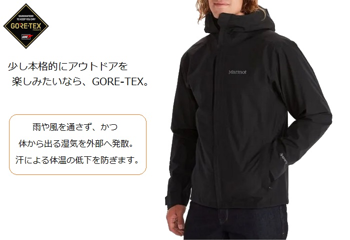 ゴアテックス Marmot（マーモット）『ミニマリスト ジャケット