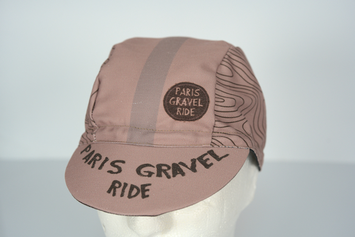 サイクルキャップ Paris Gravel Ride『パリ グラベルライド』コットンミックス ロードバイク MTB グラベルロード シクロクロス  ヘルメットアンダーキャップ 帽子 :841:自転車のライトをつけようショップ 通販 