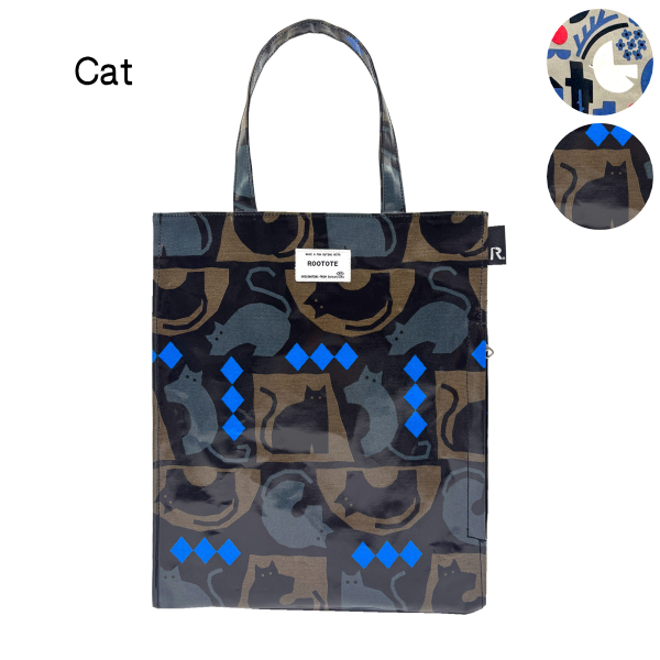 ルートート トートバッグ A4サイズ ROOTOTE 新作 2025 イイダミカ クリエイターコラボ 通勤 通学 アーキャトル サブバッグ 3610 | ROOTOTE | 02