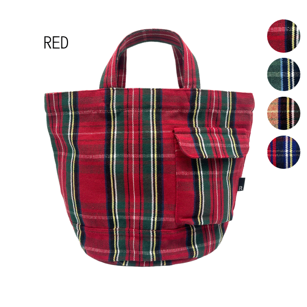 ルートート トートバッグ ROOTOTE 新作 2026 タータンチェック柄 かわいい おしゃれ 普段使い リサイクル コットン SDGs デリ 3702 | ROOTOTE | 01
