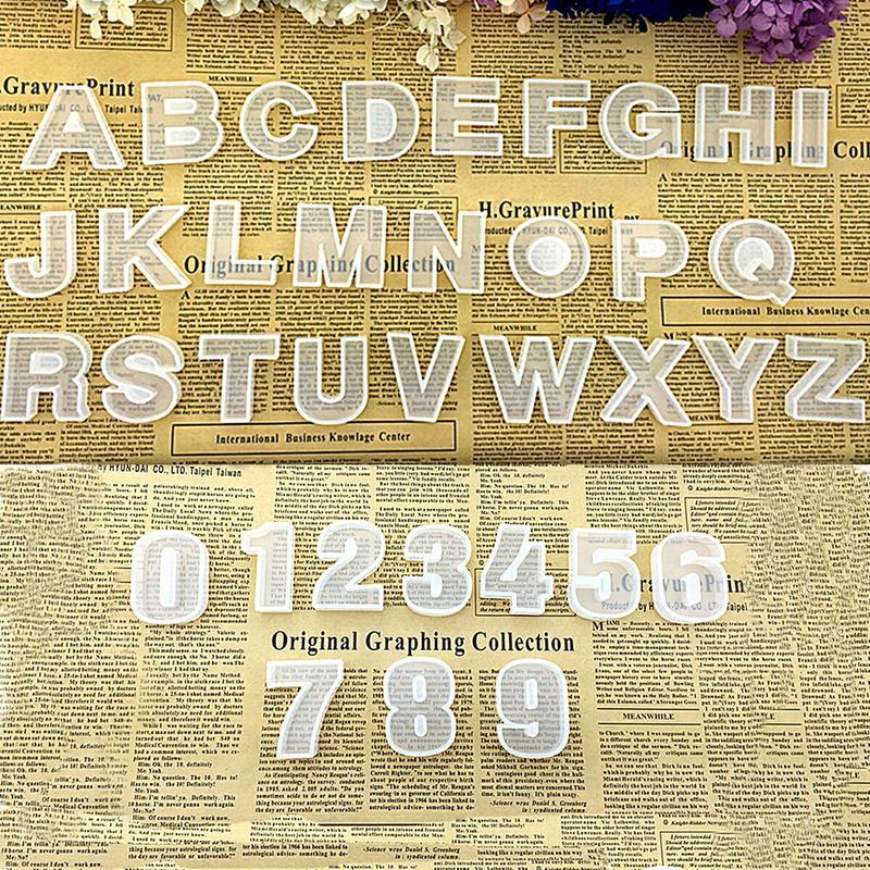 U~Z】【0〜9】アルファベット・数字 シリコンモールド ／ シリコン型