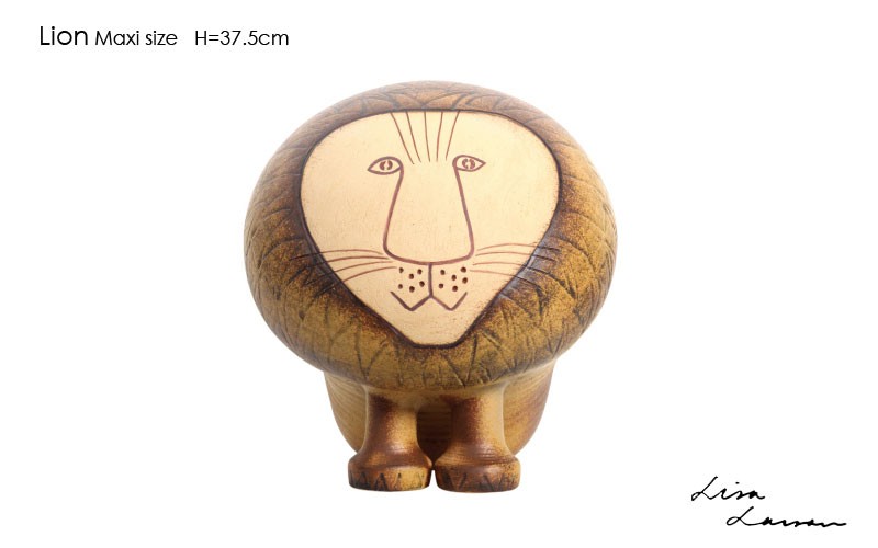 Lisa Larson（リサラーソン） Lion(ライオン）マキシサイズ アフリカ