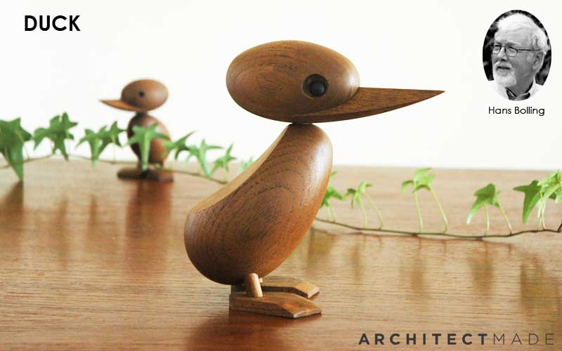 Duck (ダック）Architectmade(アーキテクトメイド） 北欧木製オブジェ 置物 北欧雑貨 北欧インテリア : ob-0016-duck  : little by little - 通販 - Yahoo!ショッピング