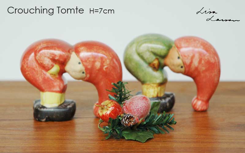 Lisa Larson（リサラーソン） Crouching Tomte(クラウチング・トムテ