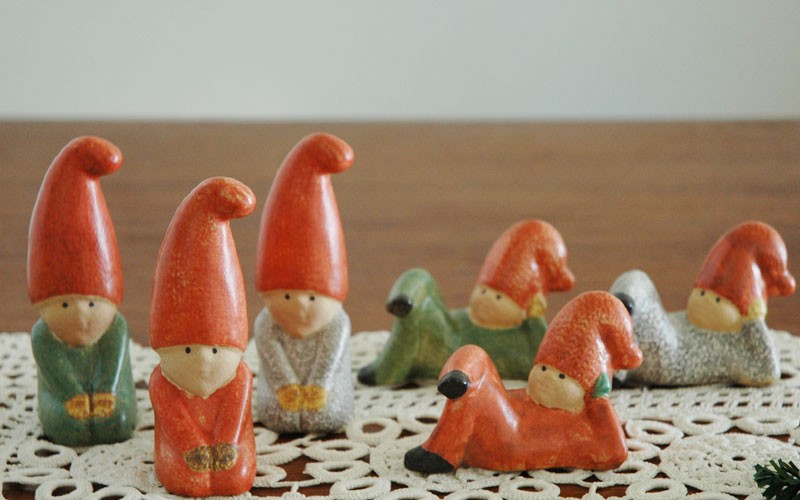 Lisa Larson（リサラーソン） Lazy Tomte (怠け者トムテ）トムテ