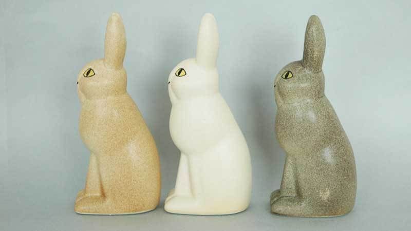 Lisa Larson(リサ ラーソン）Rabbit（ウサギ） 北欧オブジェ・置物