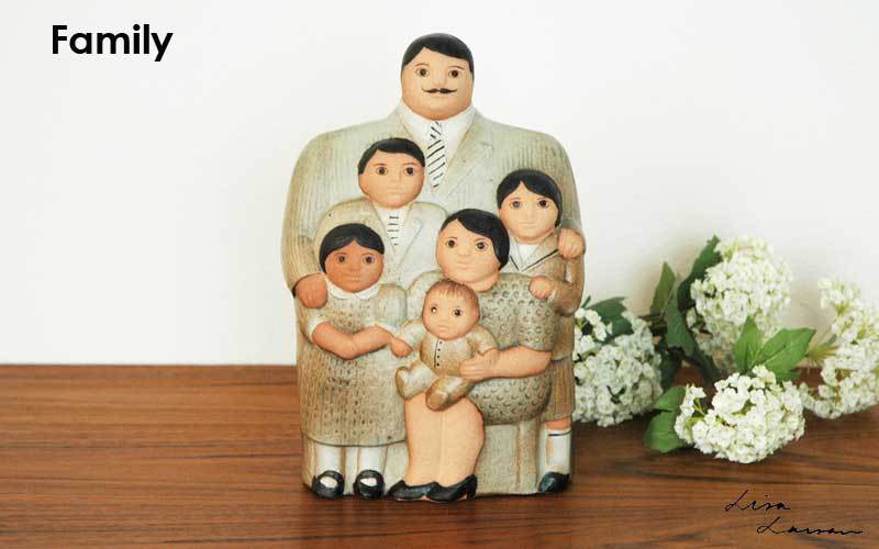 Lisa Larson（リサラーソン） Family(ファミリー）ブラウン 北欧