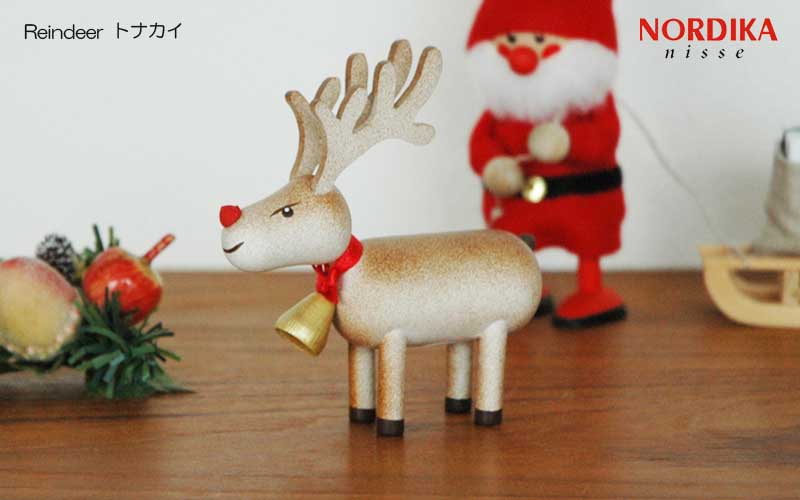 Nordika Nisse ノルディカ ニッセ　 木製人形　トナカイ NORDIKA nisse ノルディカ ニッセ クリスマス 木製人形 ( トナカイ
