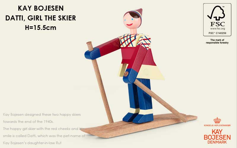 KAY BOJESEN DENMARK Kay Bojesen(カイ・ボイスン)SKI GIRL(スキー