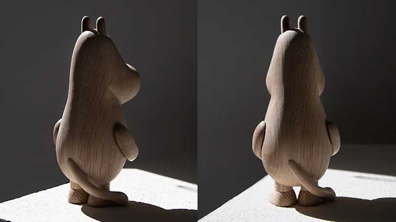 ムーミン,ムーミントロール,moomin,木製オブジェ ,デンマーク,北欧,北欧雑貨,北欧インテリア,北欧ギフト