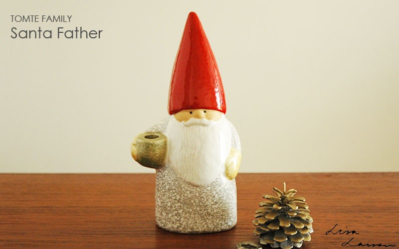 Lisa Larson (リサ・ラーソン)サンタ ストレスサンタ （リサ・ラーソン／Lisa Larson） フリーデザイン