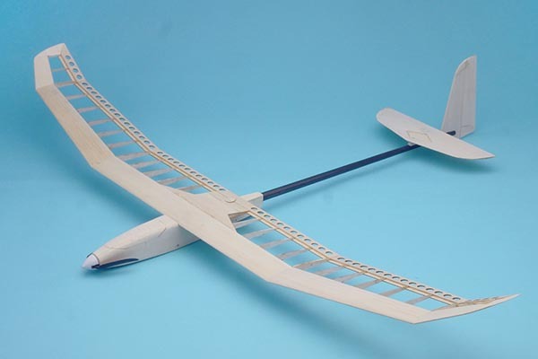 【限定価格セール！】 OK模型 PILOT サフラン3 小型モーターグライダー バルサキット 航空機・ヘリコプター