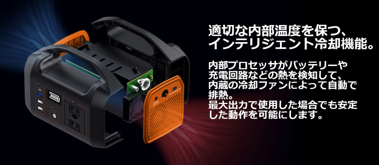 G-FORCE（ジーフォース） ポータブル電源「PORTLET160」 G0400