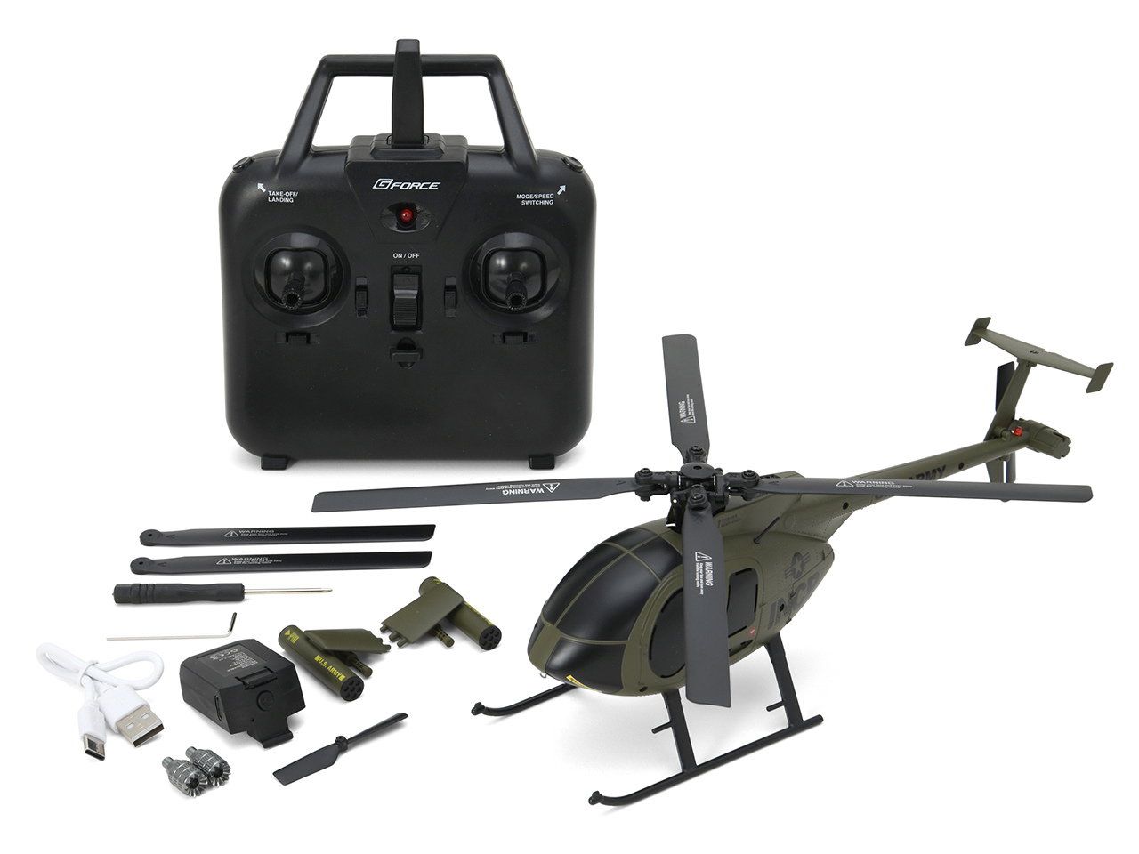 ジーフォース 2.4GHz 4chヘリコプター MD500 INCR RTFセット 1/48 G-FORCE GB310 100g未満 免許不要 航空法規制対象外