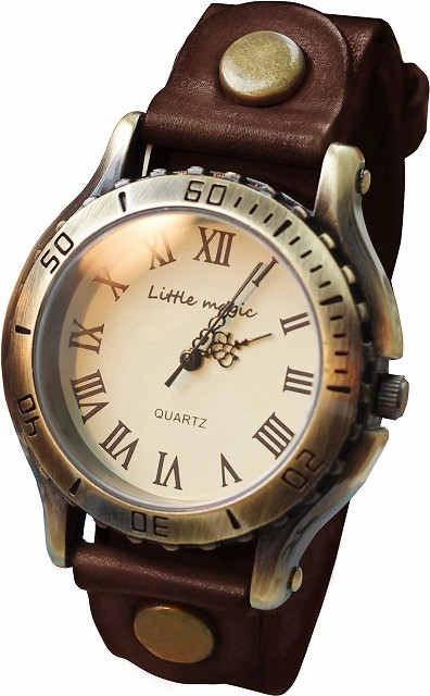 経年変化する 腕時計 メンズ おしゃれ レディース 時計 アンティーク 風 本革 防水 腕時計メンズ ペアウォッチ 人気 ブランド メンズ腕時計 ビジネス｜littlemagic｜02