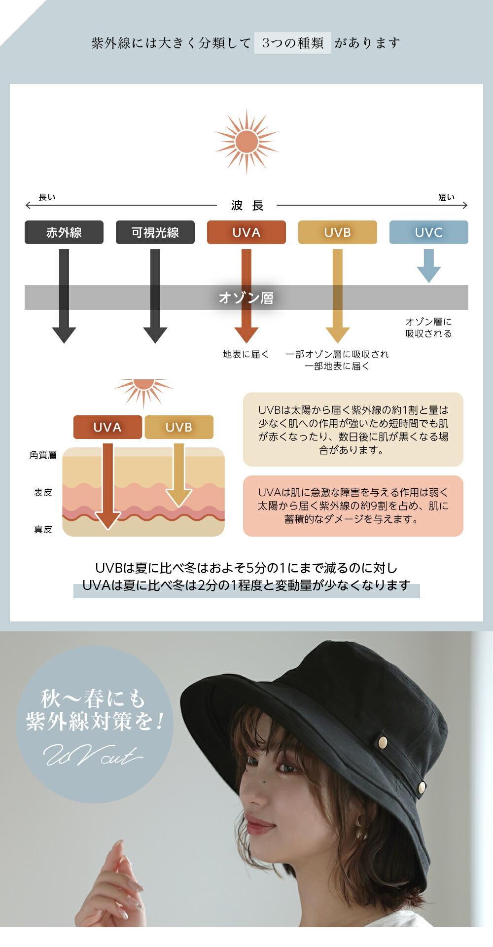 Little＆More つば広帽子 帽子 レディース 大きいサイズ