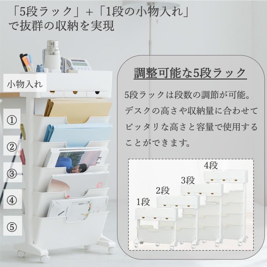 マガジンラック スリム キャスター 6段 薄型 回転 おしゃれ 北欧 オフィス 書類ラック コンパクト 大容量 教科書 雑誌 a4 a3 収納  SUKITTO 送料無料 : int-389 : リトルステップ - 通販 - Yahoo!ショッピング