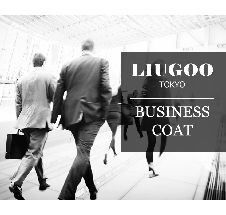 LIUGOO 本革 レザーセミロングコート 通勤コート メンズ リューグー COT02A レザージャケット ビジネスコート