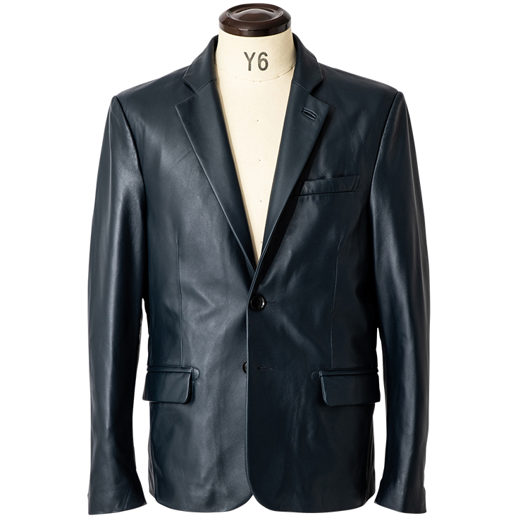 Liugoo Leathers LIUGOO 本革 スリムフィットレザーテーラード