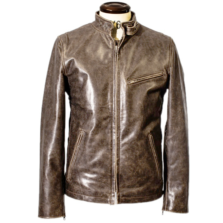 Liugoo リューグーレザーズ シングルライダース SRS01A Liugoo Leathers 本革 シングルライダースジャケット メンズ