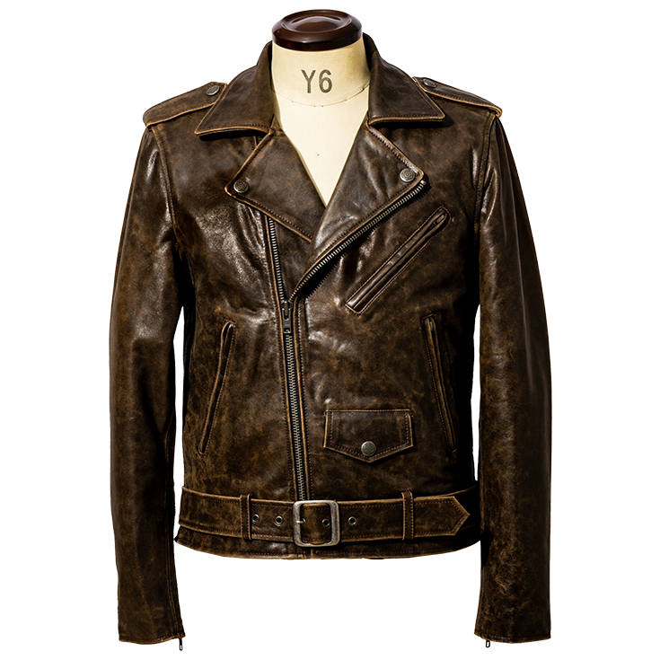 Liugoo Leathers 【50%OFFクーポン】Liugoo Leathers 本革 ダブル