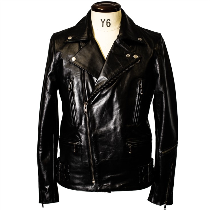 Liugoo Leathers 本革 UKダブルライダースジャケット メンズ