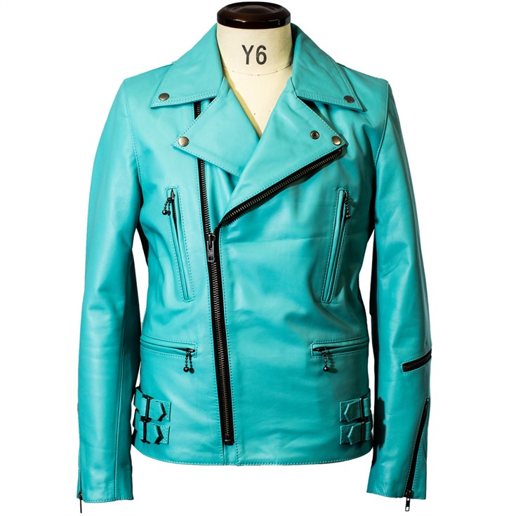 Liugoo Leathers 本革 UKダブルライダースジャケット メンズ