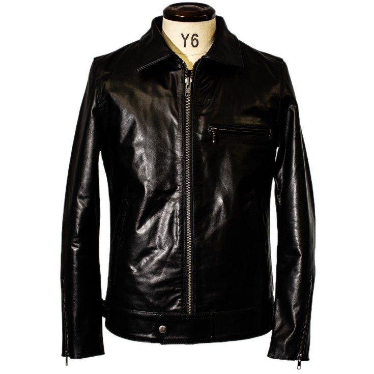 Liugoo Leathers 【50%OFFクーポン】Liugoo Leathers 本革 UK襟付き