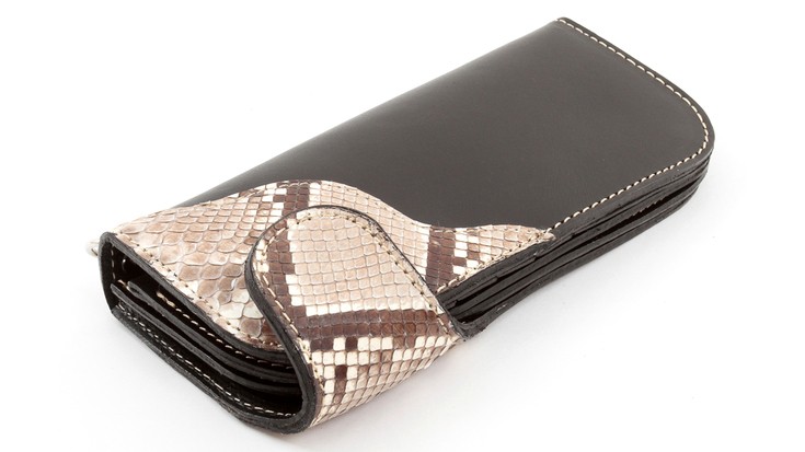 ハイロンワークス　財布 レザーロングウォレット 男女兼用 本革 Horn Works 10 本革ウォレット