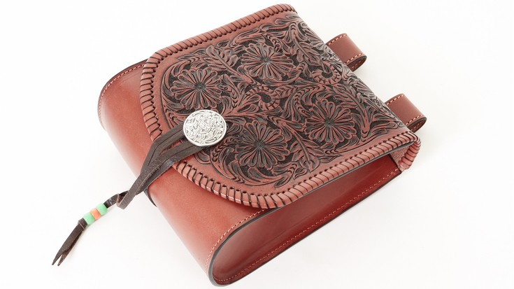 コンチョ付 メディスンバッグ 男女兼用 本革 Horn Works 26896 本革