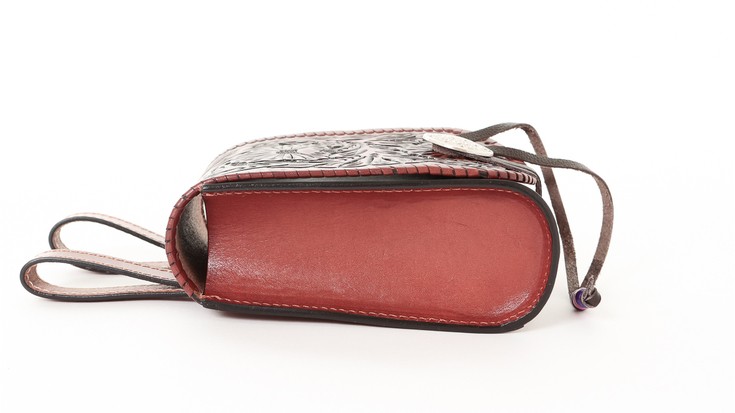 コンチョ付 メディスンバッグ 男女兼用 本革 Horn Works 26898 本革