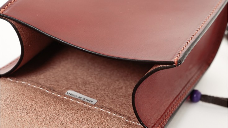 コンチョ付 メディスンバッグ 男女兼用 本革 Horn Works 26898 本革