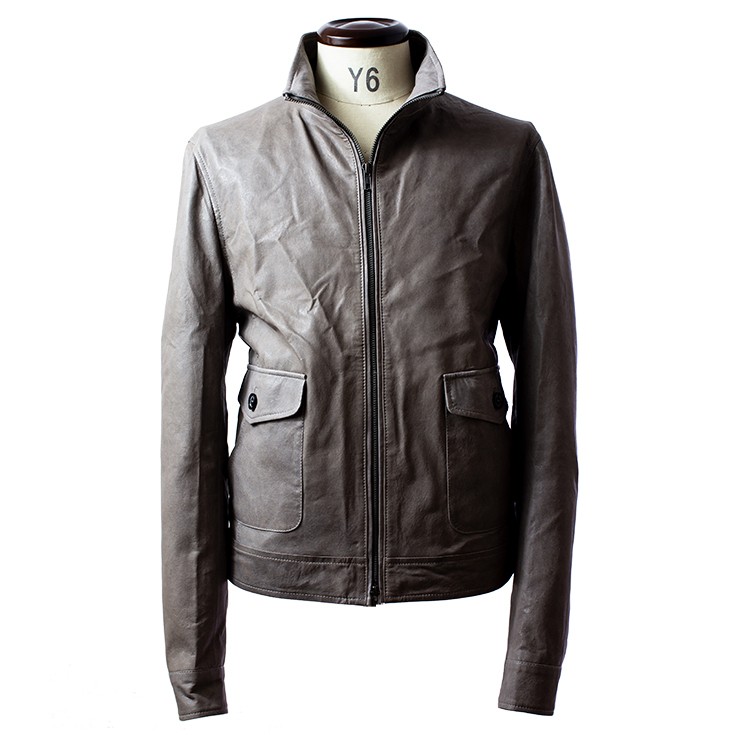 レザーブルゾン メンズ Scherrer Collectionブランド 高級ラム革製 Paris 本革 Scherrer 6057a メンズ ジャン ルイ シェレル Paris N 03 本革レザージャケットのリューグー Jean Louis