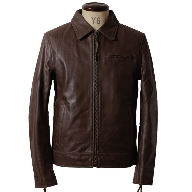 Liugoo Leathers 本革 トラッカージャケット メンズ リューグー