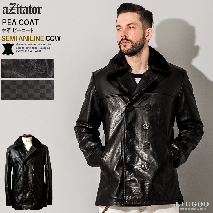 Kyuso Pea Jacket black casual look Fashion Jackets Pilot Jackets 