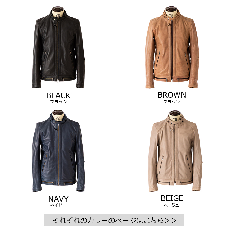 美品 Liugoo Leathers リューグーレザーズ シングルライダース Liugoo Leathers 本革 WING-NECK シングルライダースジャケット メンズ
