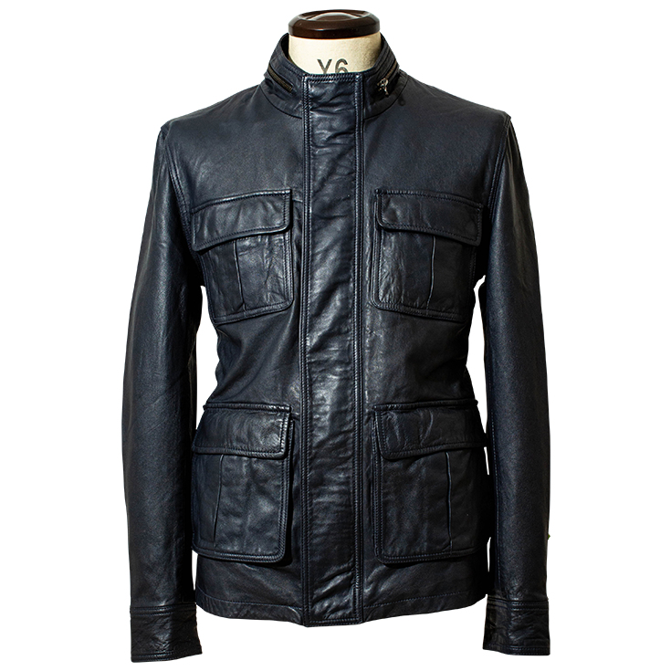 Liugoo Leathers LIUGOO 本革 M-65タイプ レザーフィールドジャケット
