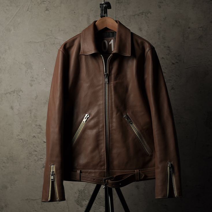 VaLLet 本革 レザーブルゾン メンズ ヴァレット VALLET01AN VALLET 本革 シングルライダースジャケット メンズ ヴァレット
